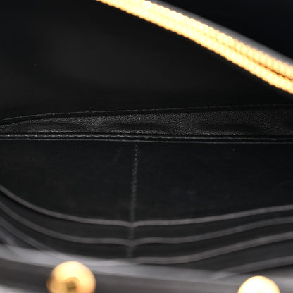 Miu Miu Nappa Padded Wallet On Chain Black 5 of 11