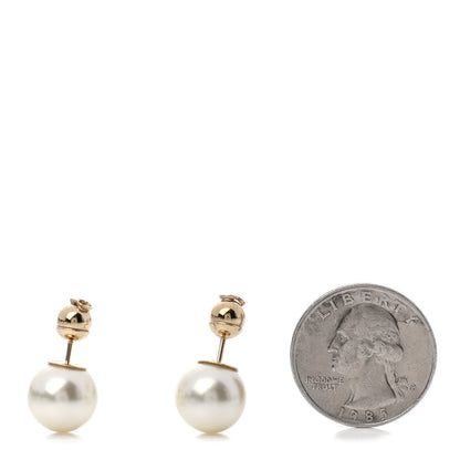 Christian Dior Pearl Tribal Earrings 2 of 5