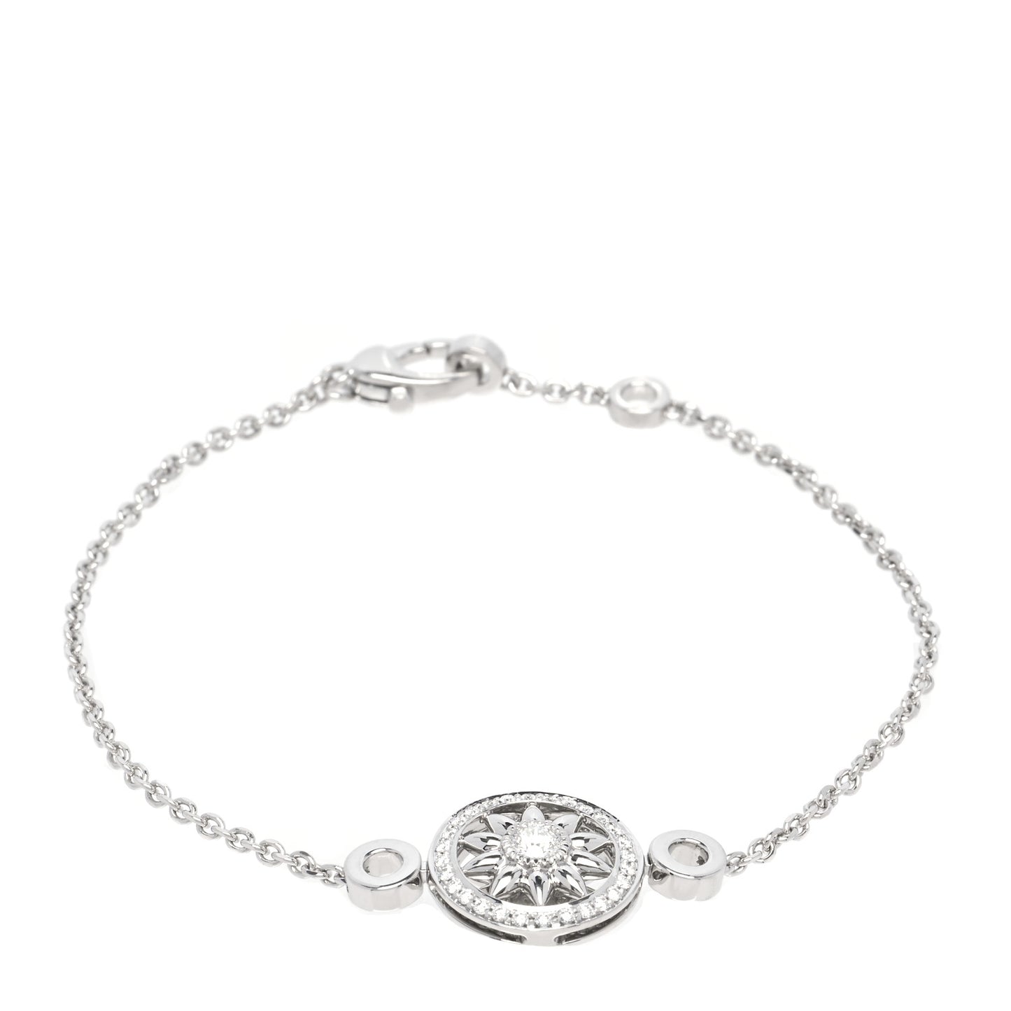 Platinum Diamond Gates Bracelet