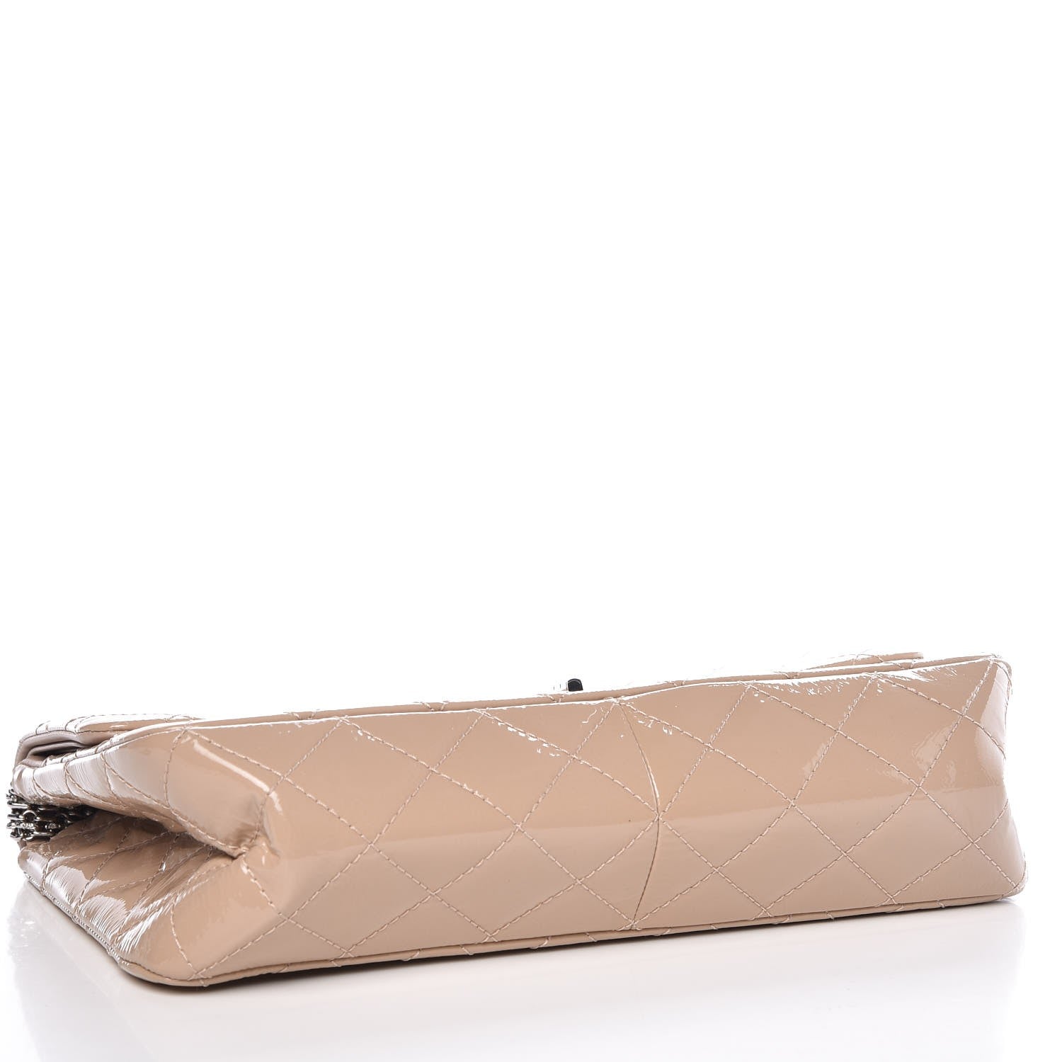 Chanel Distressed Patent Quilted 2.55 Reissue Flap 227 Beige 4 of 8