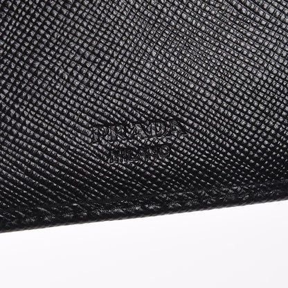 Prada Saffiano Bi-Fold Wallet Black 6 of 7