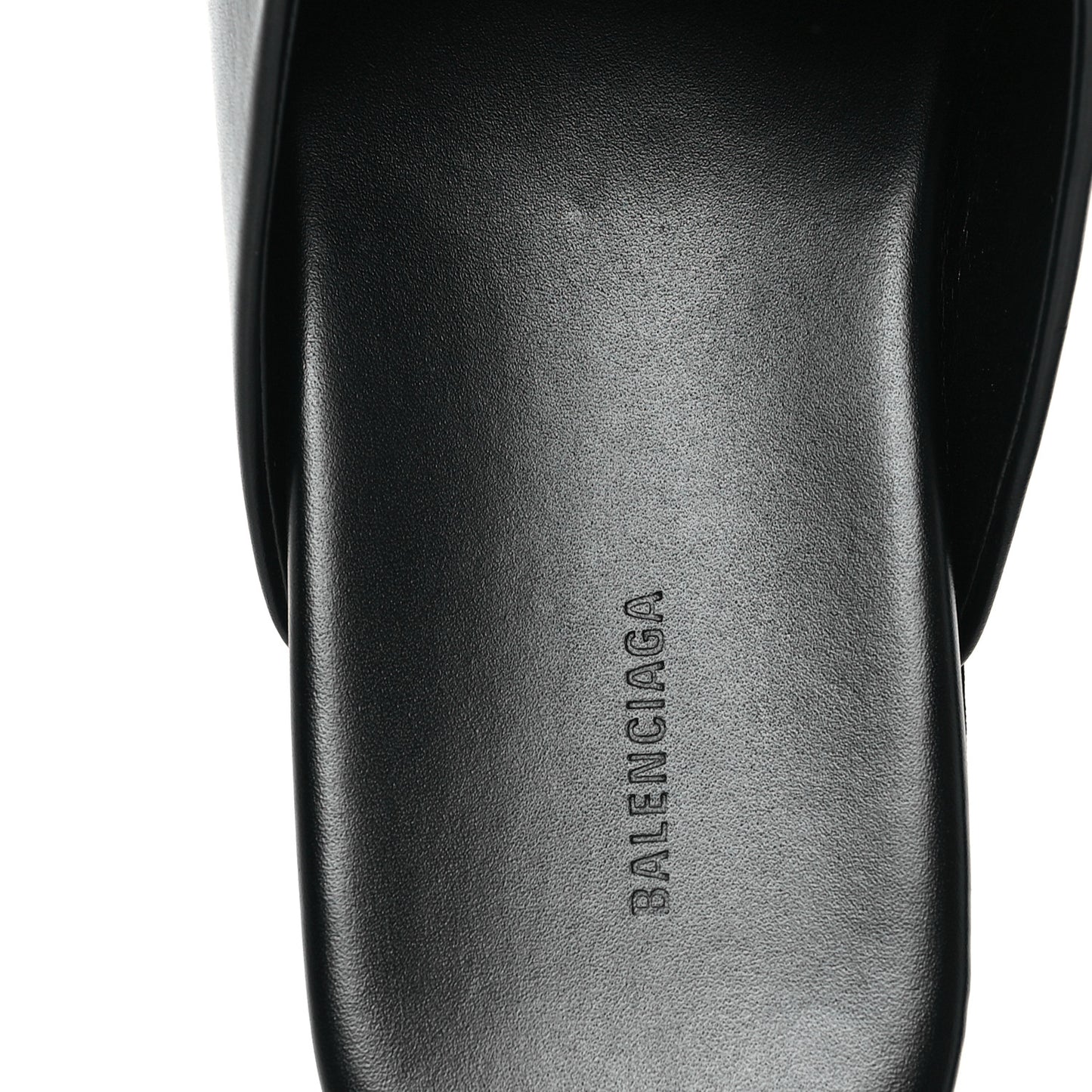 Soft Calfskin Flat Cosy BB Mule Slides 37.5 Black