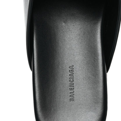 Balenciaga Soft Calfskin Flat Cosy BB Mule Slides 37.5 Black 8 of 10