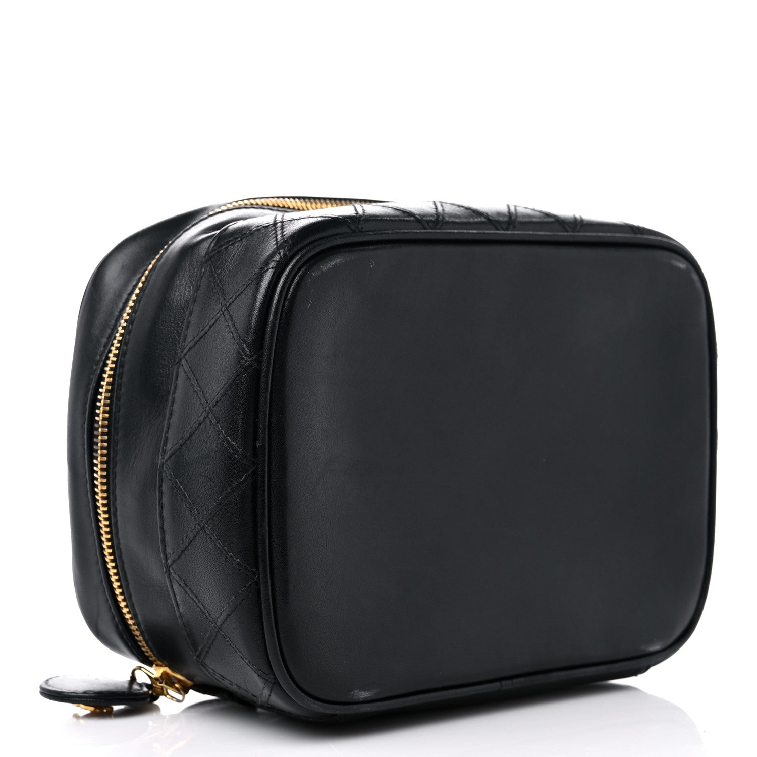 Chanel Lambskin Vanity Cosmetic Case Black 4 of 16