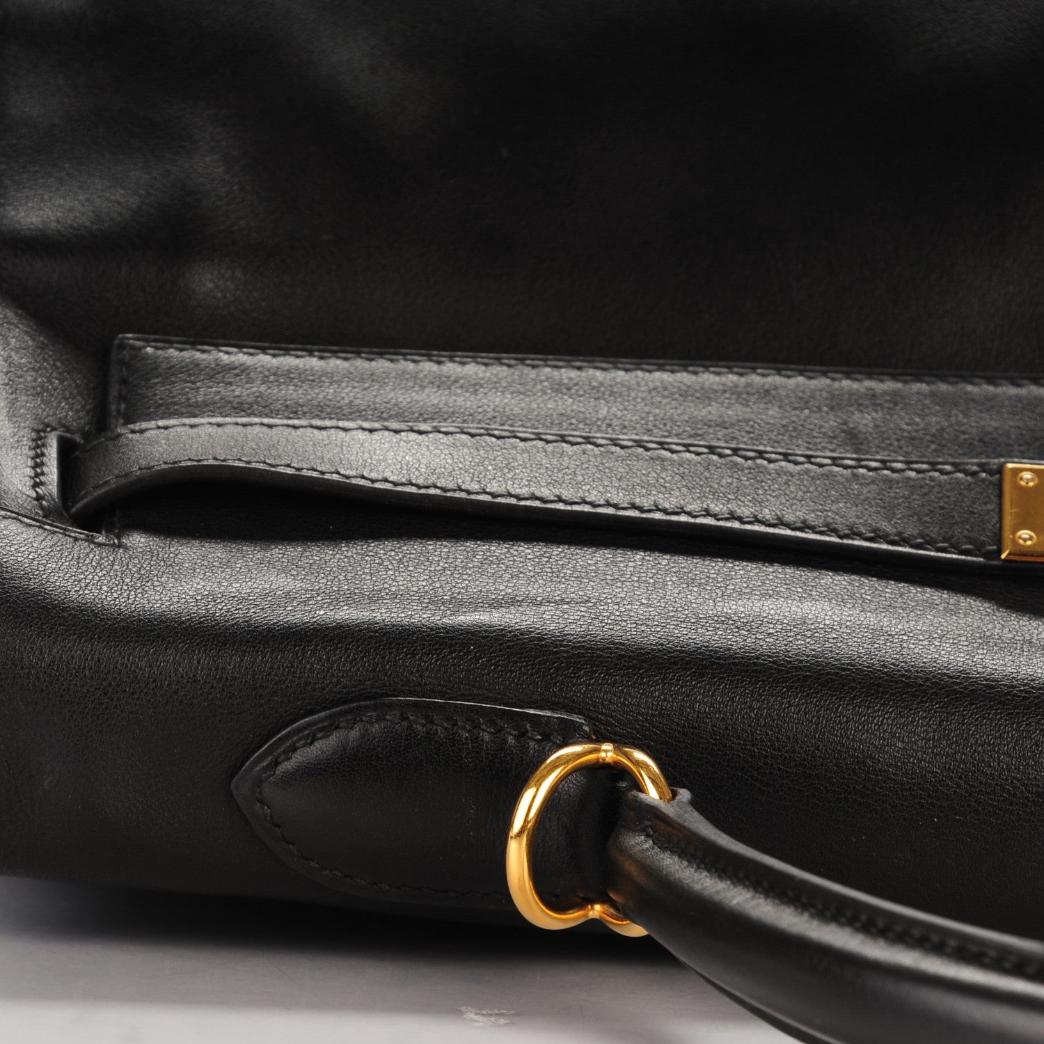 Hermes Veau Gulliver Kelly 35 Retourne Black 12 of 23