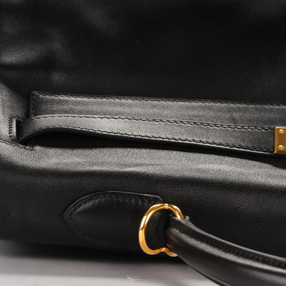 Hermes Veau Gulliver Kelly 35 Retourne Black 12 of 23