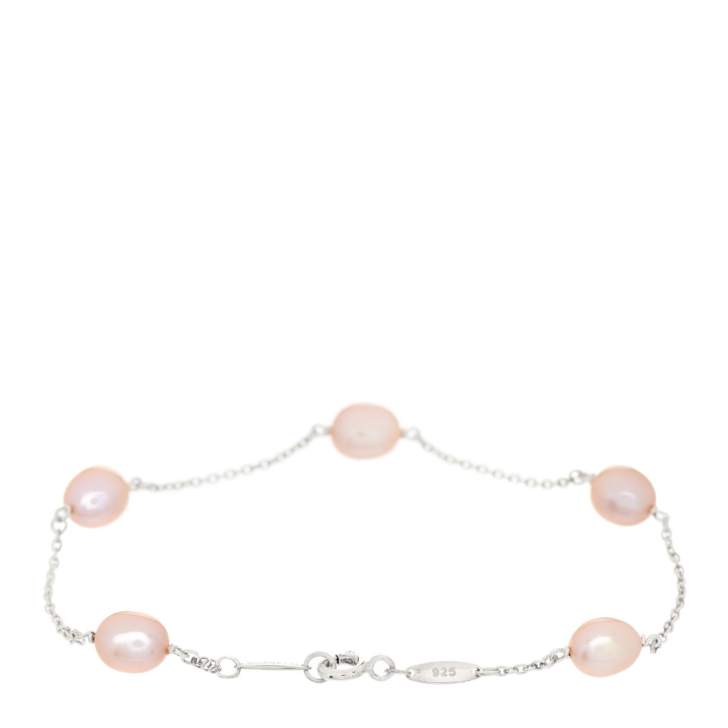 Sterling Silver Pink Pearl Elsa Peretti Pearls by the Yard Bracelet