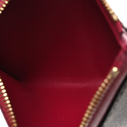 Louis Vuitton Monogram Zipped Card Holder Fuchsia 5 of 7