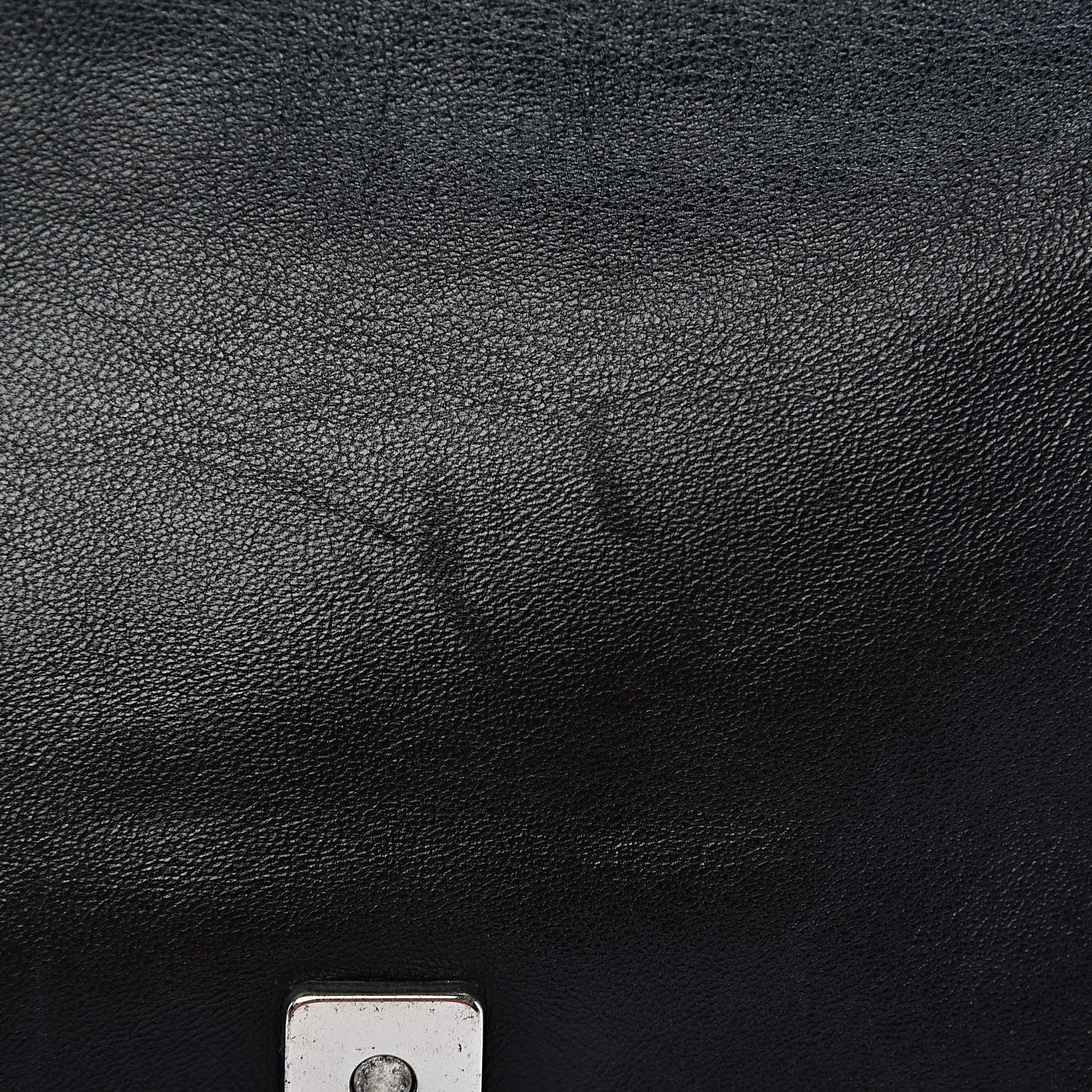 Fendi Calfskin Big Forever Mama Baguette Black 7 of 13