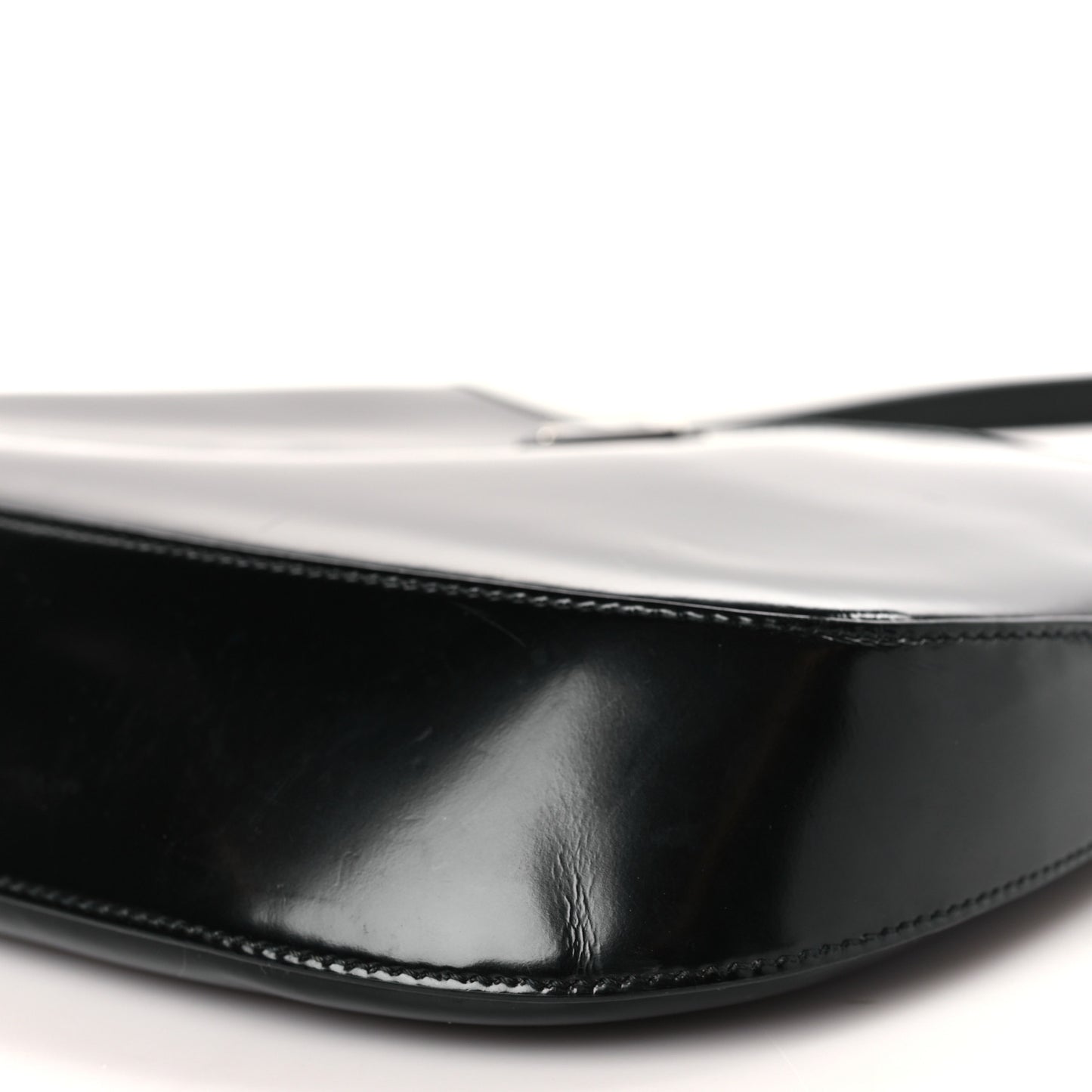 Spazzolato Cleo Shoulder Bag Black