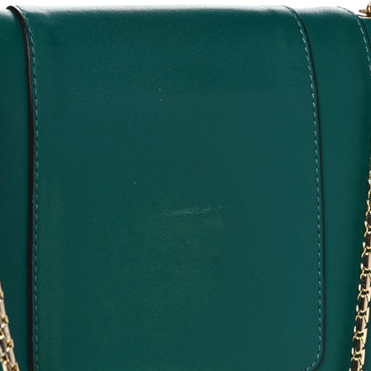 Bulgari Calfskin Serpenti Forever Crossbody Bag Emerald Green 11 of 12