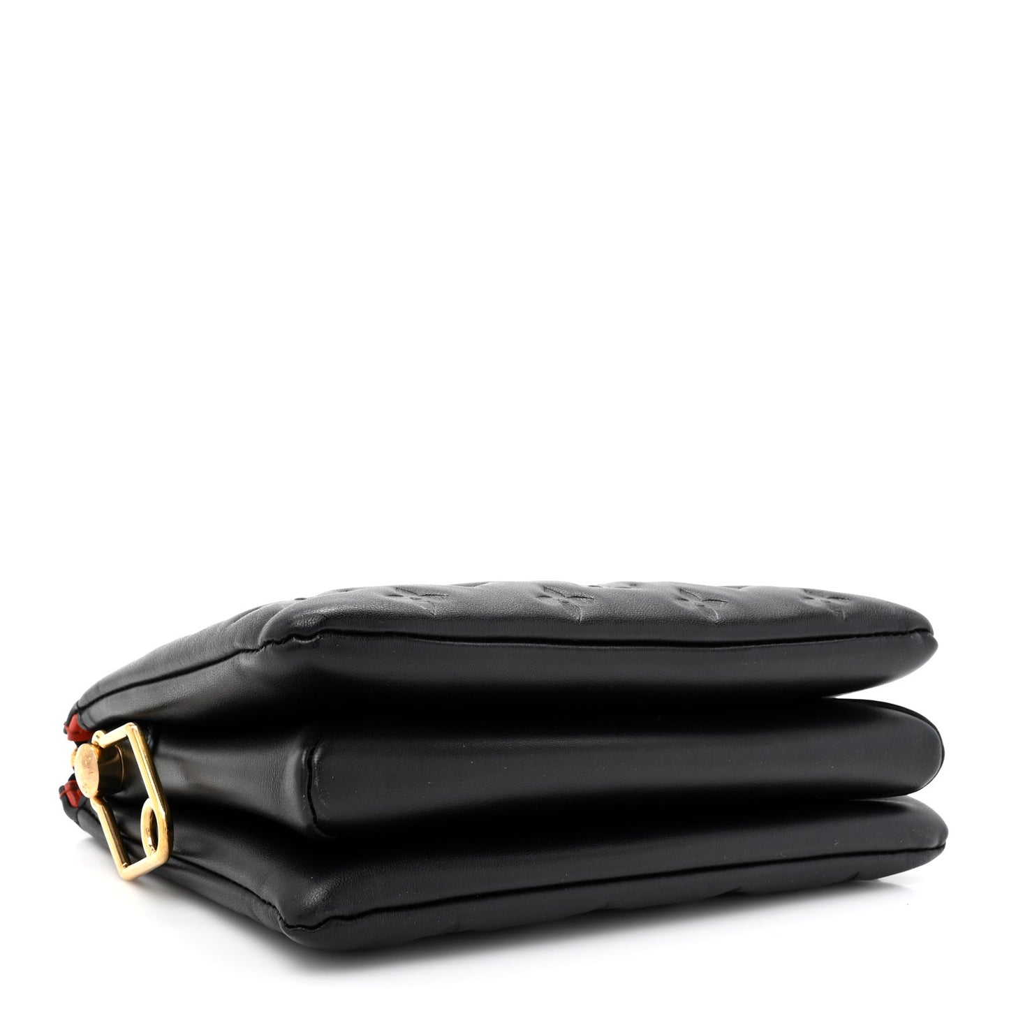 Lambskin Embossed Monogram Coussin BB Black