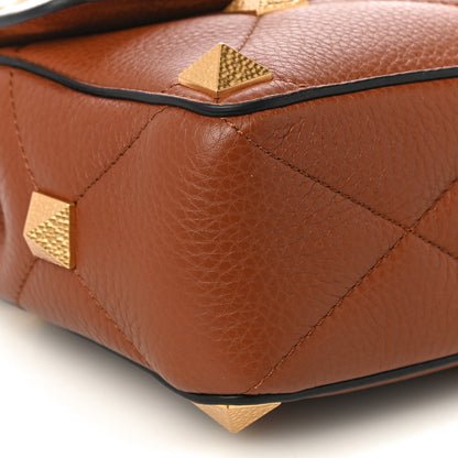 Valentino Garavani Grained Calfskin Medium Roman Stud Shoulder Bag Selleria 5 of 10