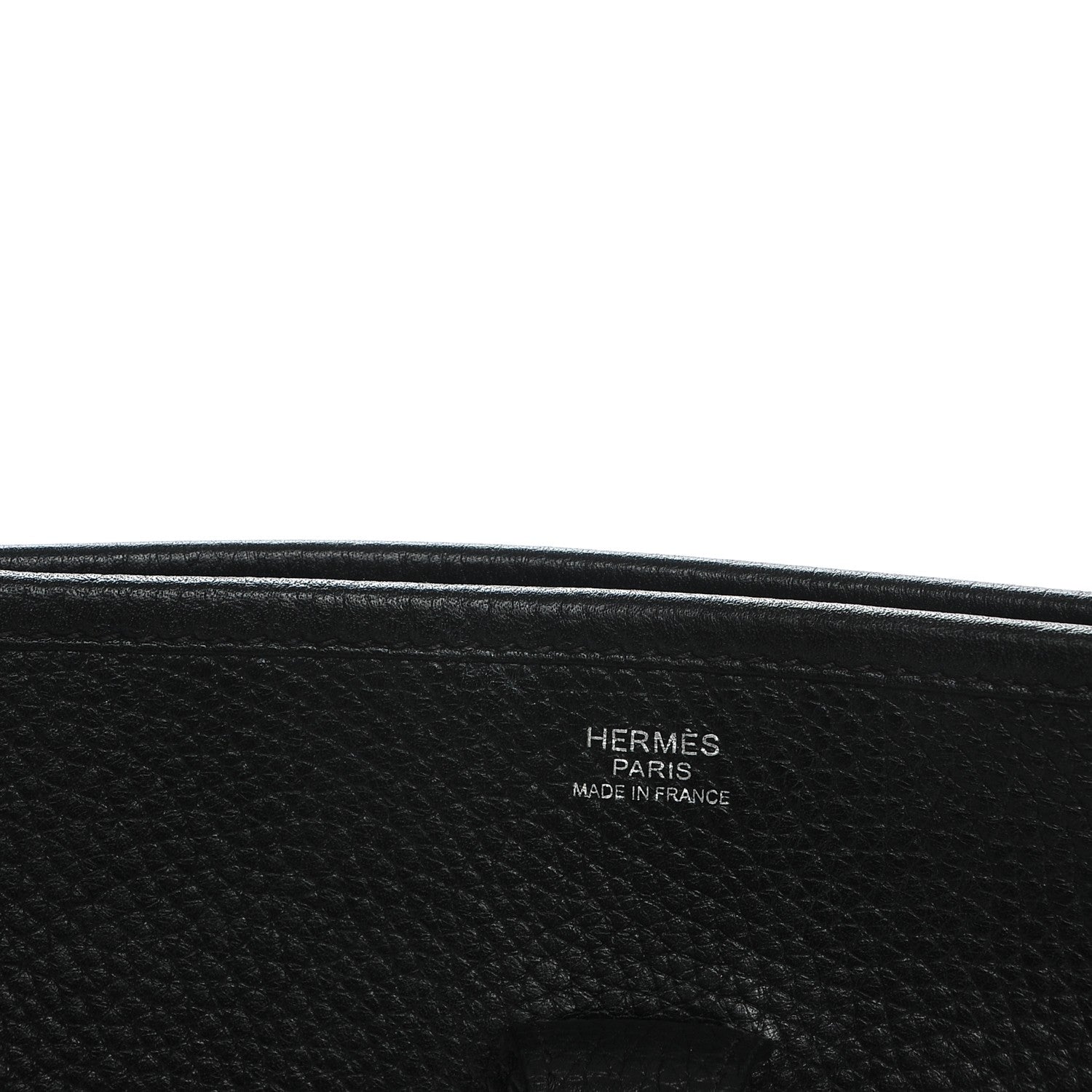 Hermes Taurillon Clemence Evelyne III PM Black 6 of 10