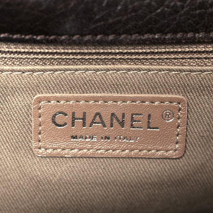 Chanel Calfskin Lambskin Studded Paris Dallas Texan Flap Brown Black 6 of 10