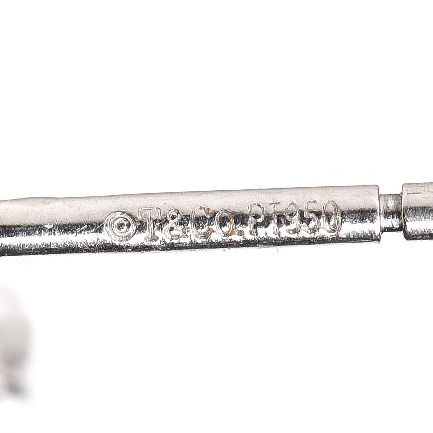 Platinum Diamond .95ctw Swing Drop Earrings