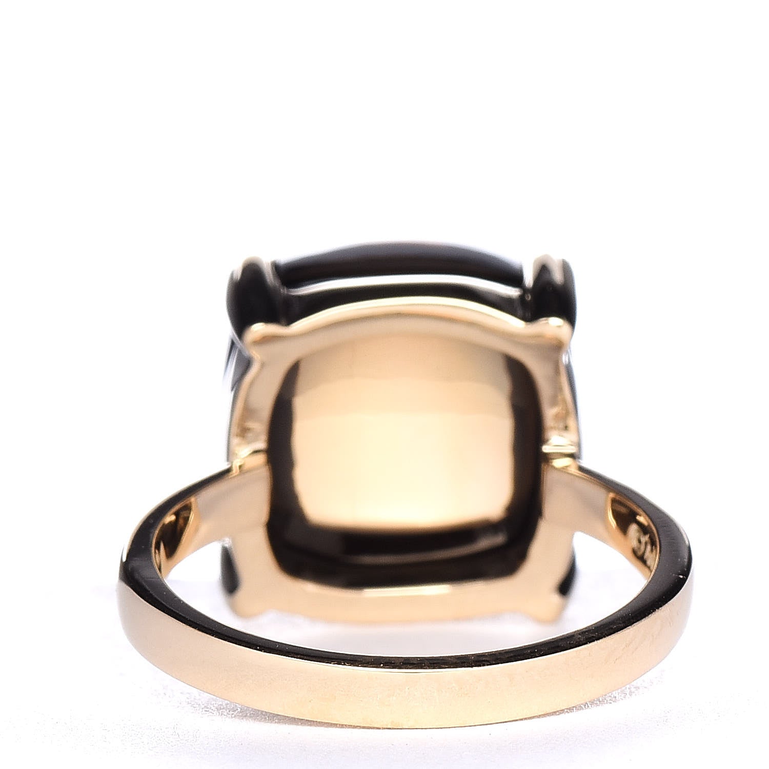 Tiffany 18K Yellow Gold Citrine 12mm Paloma Picasso Sugar Stacks Ring 50 5.5 4 of 7