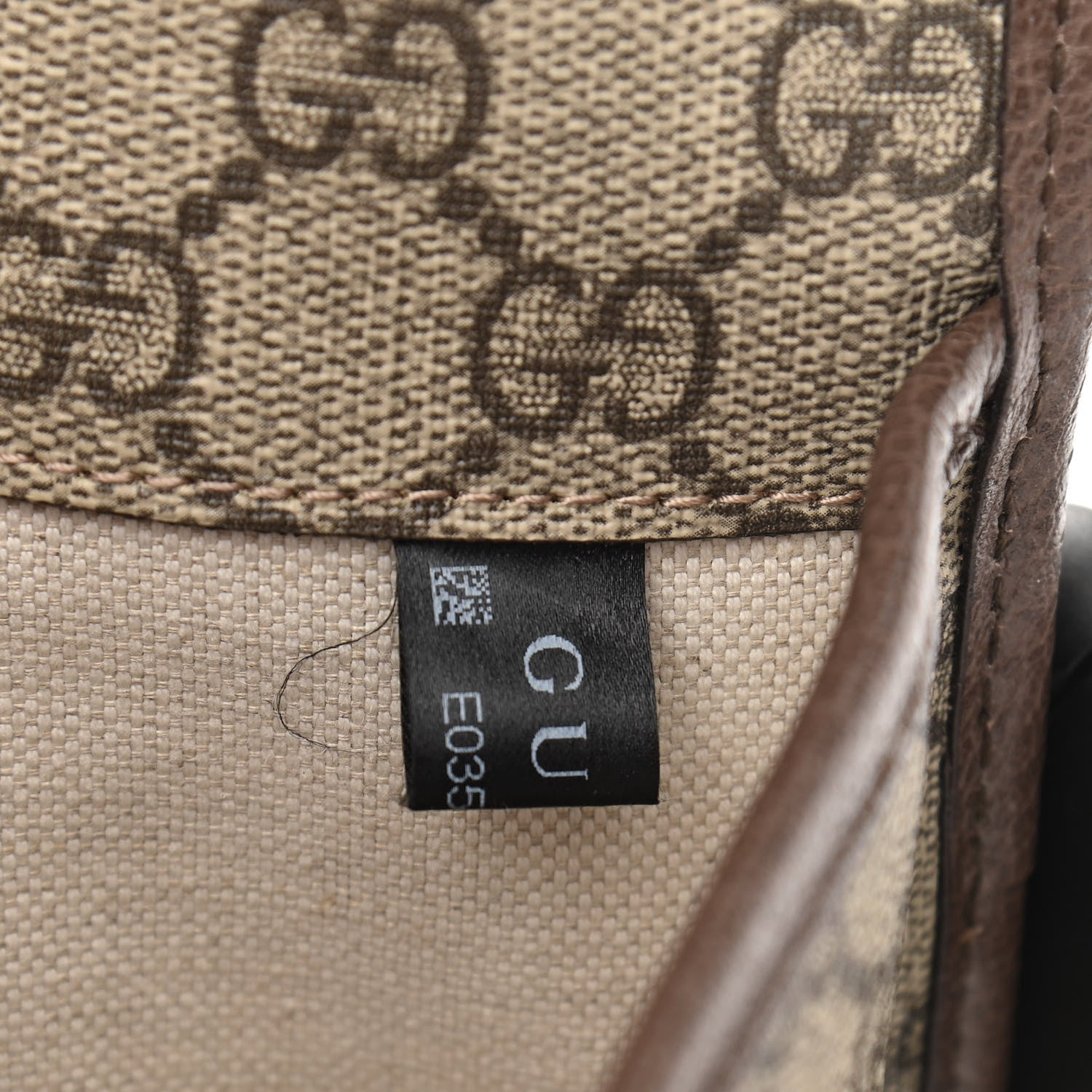 Gucci GG Supreme Monogram Neo Vintage Web Belt Bag Brown 8 of 11
