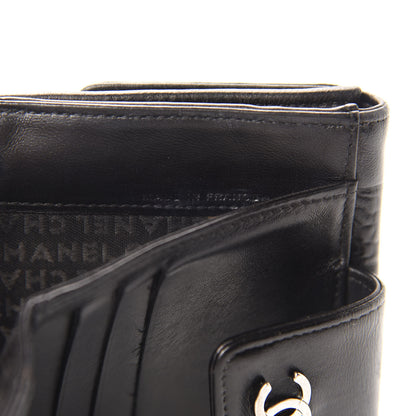 Chanel Lambskin Precious Symbols French Wallet Black 10 of 11