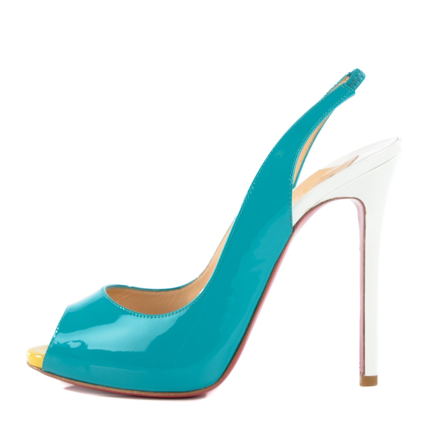 Patent Flo Sling 120 Pumps 39 Caraibes Canari