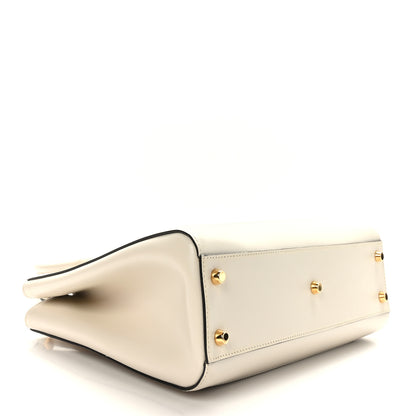 Gucci Boarded Plutone Calfskin Medium Jackie 1961 Tote Mystic White 4 of 9