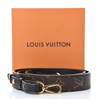 Louis Vuitton Monogram Bandouliere Shoulder Strap XL Black 4 of 4