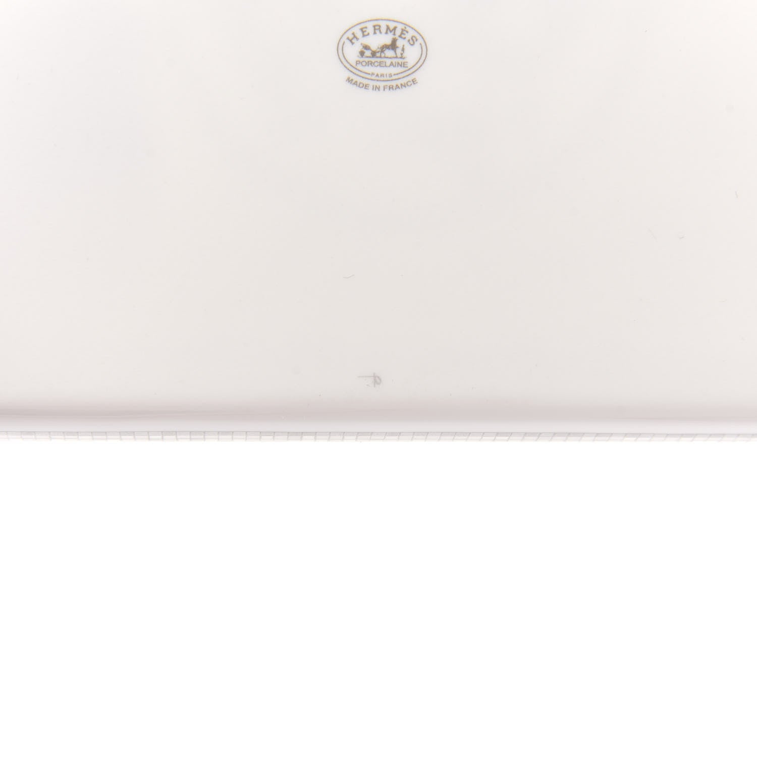 Hermes Porcelain Mosaique Au 24 Sushi Plate Platine 6 of 7