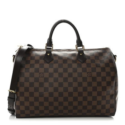 Louis Vuitton Damier Ebene Speedy Bandouliere 35 1 of 9