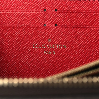 Louis Vuitton Damier Ebene Clemence Wallet Cherry 6 of 6