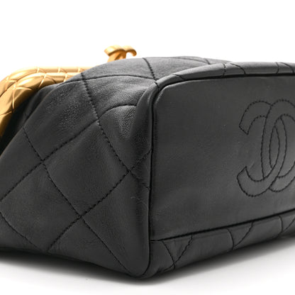 Chanel Lambskin Quilted My Crush Bag Black 9 of 10