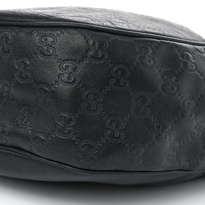 Gucci Guccissima Medium Charlotte Hobo Black 10 of 12