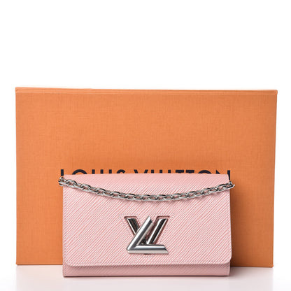 Louis Vuitton Epi Twist Chain Wallet Rose Ballerine 9 of 9