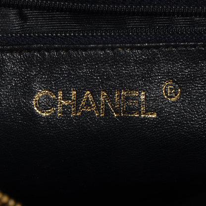 Chanel Lambskin Quilted Shoulder Bag Black 6 of 7