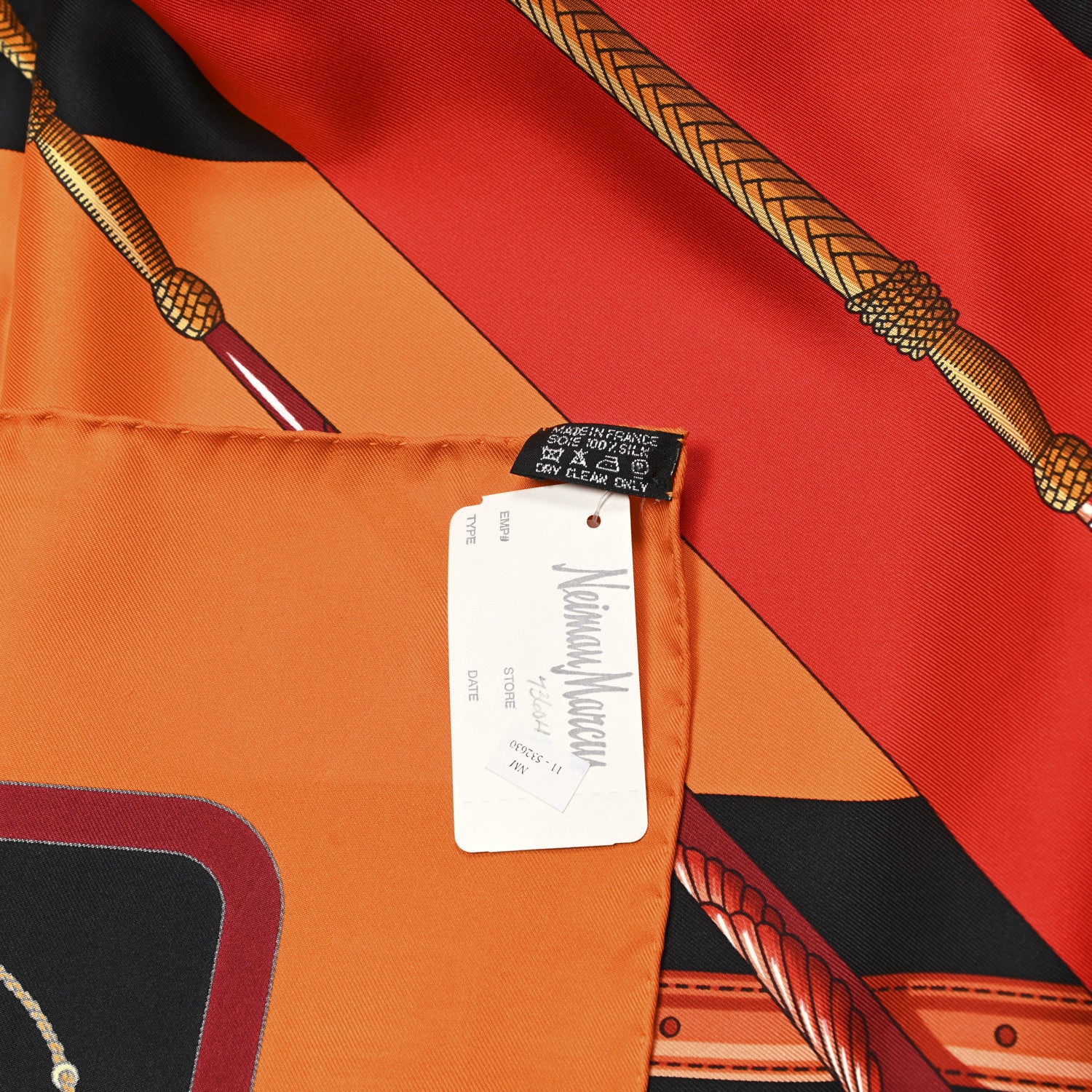 Hermes Silk Clic Clac Tattoo Scarf 90 6 of 6