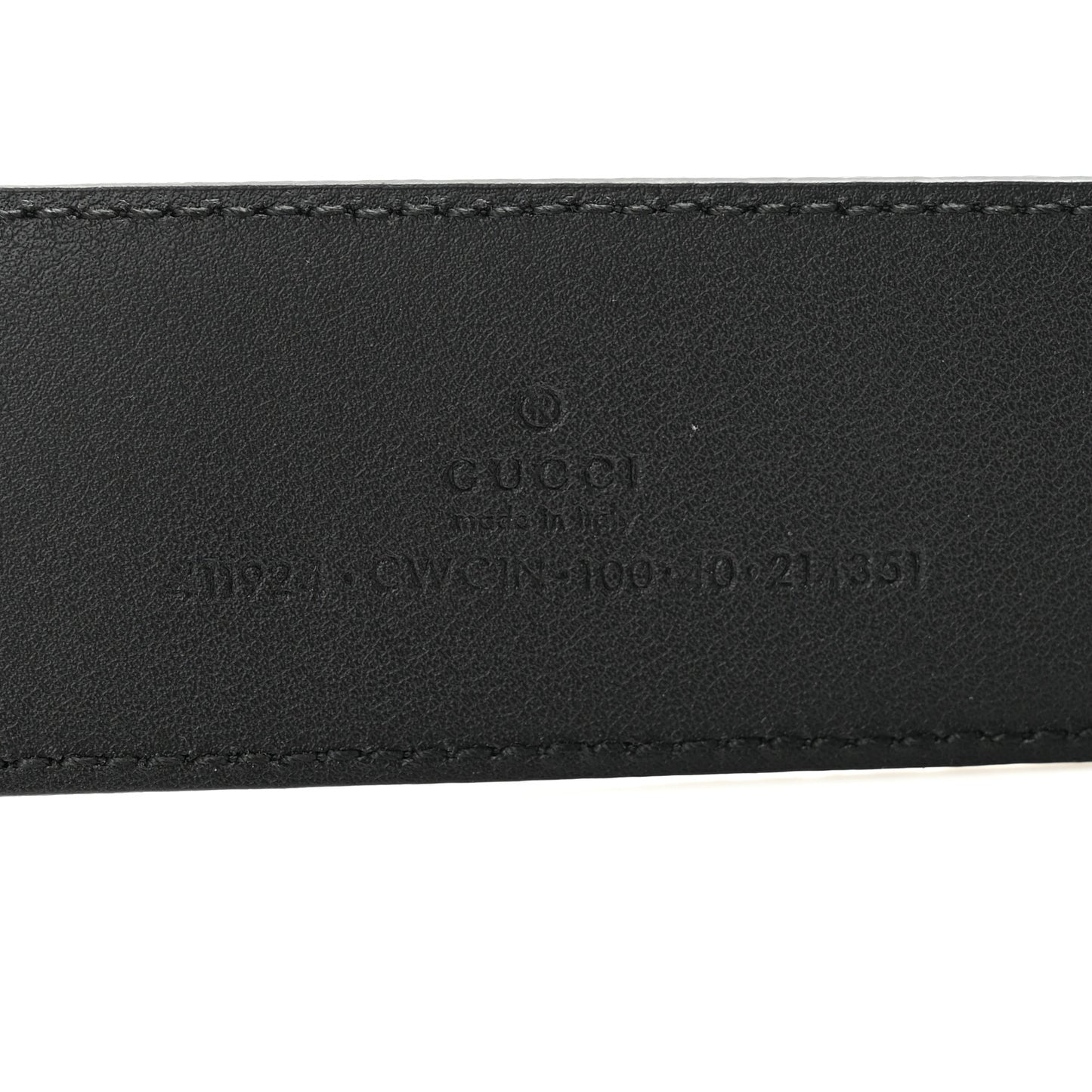 Guccissima Interlocking G 40mm Belt 100 40 Black