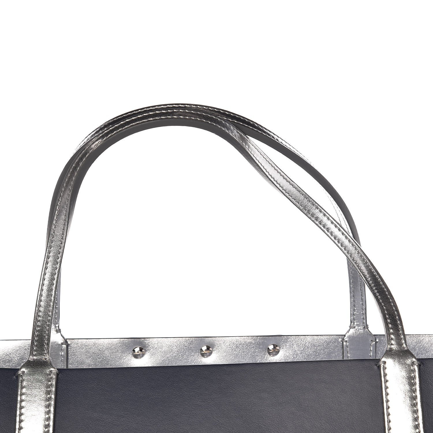 Givenchy Calfskin Large Antigona Tote Night Blue Silver 9 of 12