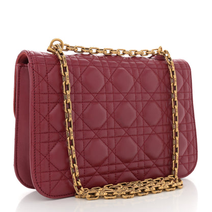 Christian Dior Lambskin Cannage Large Dioraddict Flap Red 3 of 12