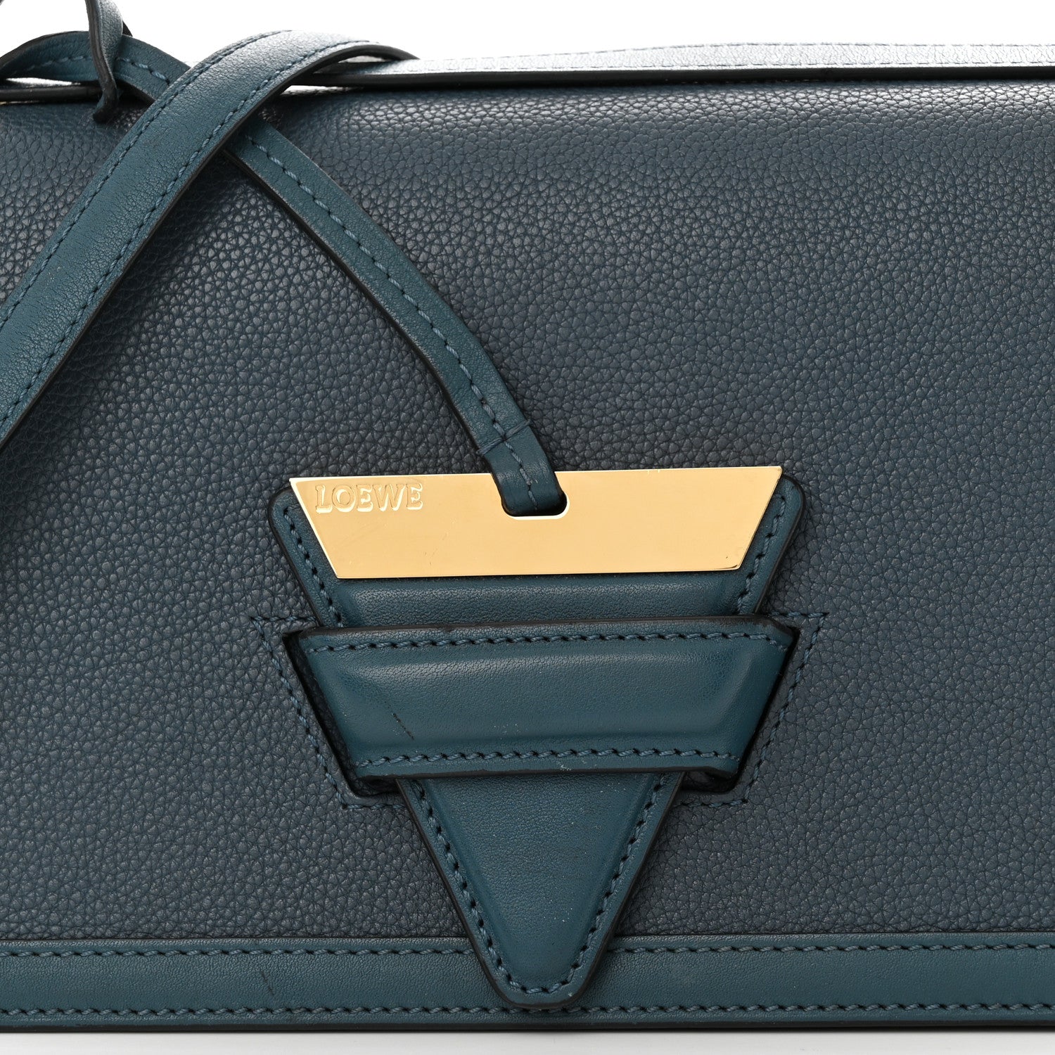 Loewe Grained Calfskin Medium Barcelona Shoulder Bag Indigo 7 of 10