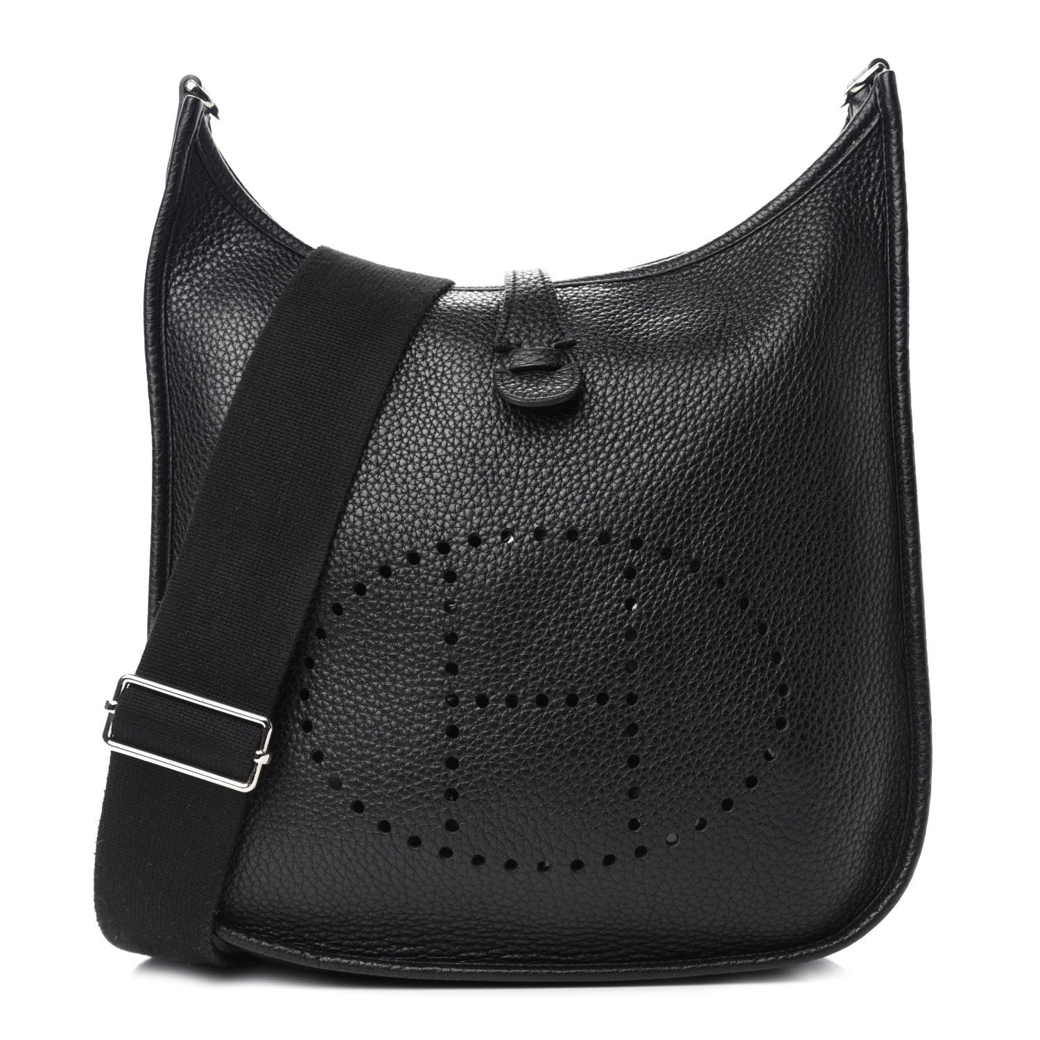 Hermes Taurillon Clemence Evelyne III PM Black 1 of 14