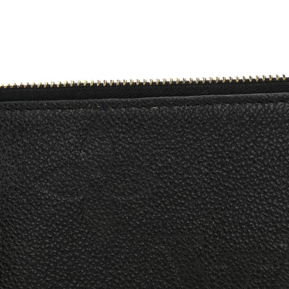 Louis Vuitton Empreinte Monogram Giant Neverfull MM Pochette Black 11 of 16