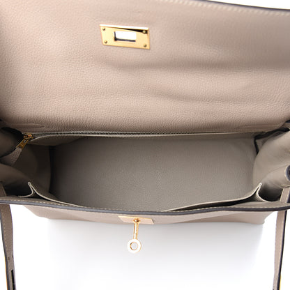 Hermes Togo Kelly Retourne 32 Gris Tourterelle 4 of 9