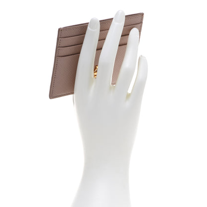 Prada Saffiano Metal Card Holder Cammeo 2 of 9