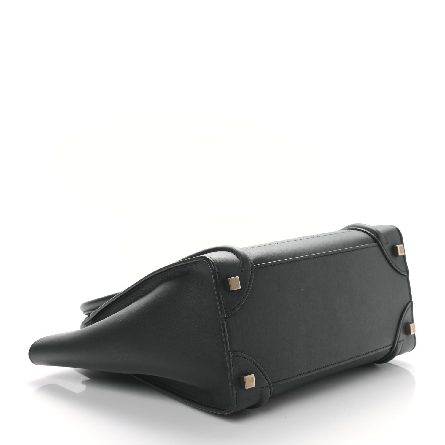 Celine Smooth Calfskin Micro Luggage Black 4 of 8