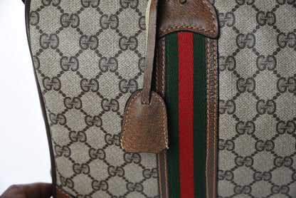 Gucci GG Plus Monogram Web Boston Brown 18 of 22