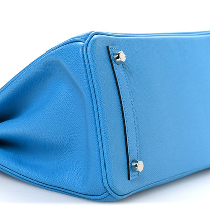 Hermes Epsom Birkin 30 Bleu Frida 9 of 11