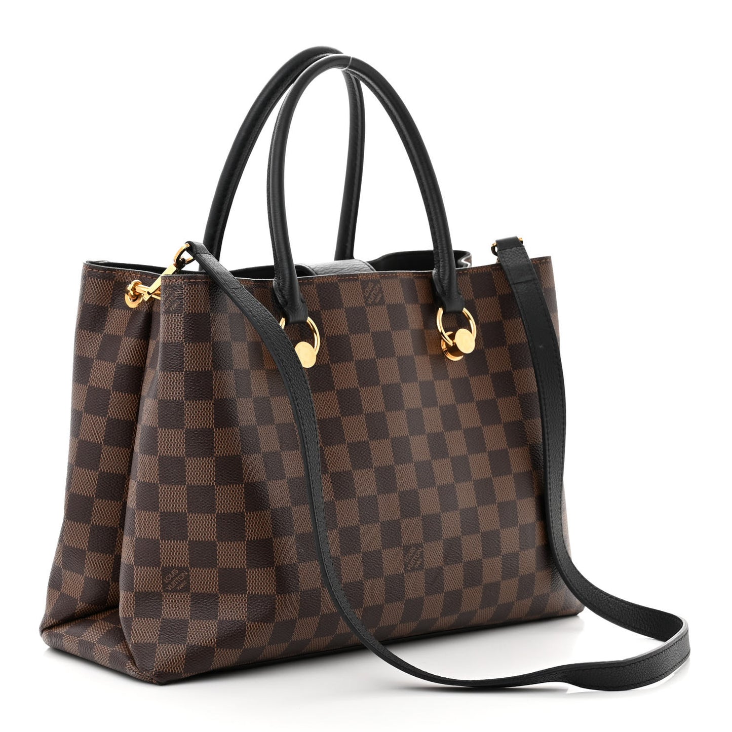 LOUIS VUITTON Damier Ebene LV Riverside Black