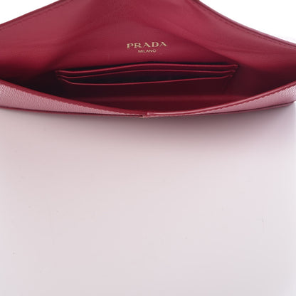 Prada Vitello Move Envelope Wallet Ibisco 5 of 8