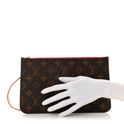 Louis Vuitton Monogram Neverfull MM GM Pochette Cherry 2 of 6