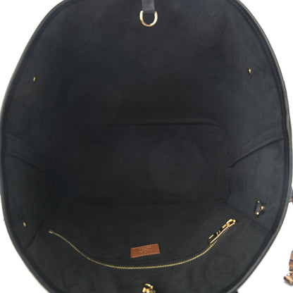 Louis Vuitton Empreinte Monogram Giant Wild At Heart Neverfull MM Black 6 of 10