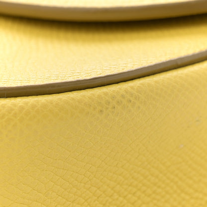 Celine Grained Calfskin Small Trotteur Yellow 11 of 12